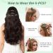 TESS Blonde Clip in Hair Extensions Real Human Hair - 14 Inch 60g Hair Extensions Clip in - 5 Pieces Clip in Hair Extensions - (Ash Blonde & Bleach Blonde) - Buy Online on SooperMarket.com