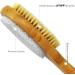 ICANdOIT 2 in 1 Long Handle Bath & Shower Brush with Boar Bristle and Pumice Stone - Exfoliate, Soften Skin, Dry Brushing, Cellulite & Lymphatic Drainage - Buy Online on SooperMarket.com