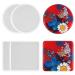 4 PCS Thickened Coaster Resin Molds, Coaster Silicone Molds for Epoxy Resin, Coaster Molds for Resin Casting, Epoxy Resin Molds for DIY Resin Coasters Bowl mats, Candle Holders, Home Decoration. 4pcs