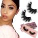 GOO GOO Mink Lashes 16mm Bushy Siberian Mink Fur False Eyelashes Hand Made Strips Real 3D Mink Eyelashes Natural Soft Curl Fake Eyelashes Reusable Make Up Eyelahses 1 Pair 1 Pair (Pack of 1) DAILY2-16mm
