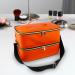 Folpus Nail Polish Organizer Nail Organizers Double Layer Nail Supplies Travel Nail Kits Nail Polish Storage Box Handbag for Home Orange - Buy Online on SooperMarket.com