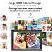 FRAMEO 10.5 Smart WiFi Digital Photo Frame with Touch Screen, Auto-Rotate, 32GB Storage - Share Moments Instantly via Frameo App | FHD IPS LCD Display - Buy Online on SooperMarket.com
