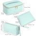 MAGEFY 3 Pcs Portable Waterproof Travel Makeup Bag Set - Green - Buy Online on SooperMarket.com
