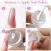 Nail Stamper Kit with Clear French Tip Stamp, 3 Nail Art Pens, and Scrapers - Nail Stamping Accessories for French Nails - Buy Online on SooperMarket.com