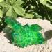 Home Decoration 100-120g Natural Crystal Green Angel Aura Quartz Cluster specimens Cured Titanium Coating Quartz Cluster Stones kaixun (Size : 70g)