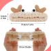 WLLHYF Face Wash Headband Facial Makeup Hairband Elastic Spa Headband Cute Coral Fleece Crab Hair Band Cartoon Creative Head Wraps Cute Christmas Hair Accessories for Women Girls Skincare Sports Khaki - Buy Online on SooperMarket.com