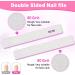 BLESWIN 80/80 Grit Nail Files - 25pcs Jumbo Emery Board for Acrylic Nails - Double-Sided Nail Filer for Manicure & Pedicure - Buy Online on SooperMarket.com