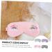 Rainbow Eye Mask Scrunchies Set - 4pcs Hair Ties with Bows and Teeth, Wired Head Wraps for Girls - Buy Online on SooperMarket.com