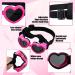 Xuniea 2 Pieces Small Dog Helmet and Goggles Puppy Sunglasses UV Protection PET Helmet with Adjustable Belt Dog Motorcycle Hard Safety Hat for Doggie Windproof Glasses Small Dog Cycling Riding(Pink) - Buy Online on SooperMarket.com