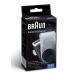 Braun MobileShave M-90 Travel Shaver Silver - Precision Trimmer, Smart Foil, Wide Floating Foil, Washable - Buy Online on SooperMarket.com