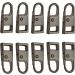 Zipper Pull Replacement - 10 Removable Zipper Pulls | Detachable Backpack Zipper Pulls | Zipper Replacement Slider | Versatile Sturdy Zipper Handle Fixer for Wallets Black Copper - Buy Online on SooperMarket.com