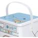 Powder Detergent Container Powdered Laundry Detergent Container with Lid Large Capacity Laundry Detergent Container Washing Machine Modeling with Perspective Window for Storage - Buy Online on SooperMarket.com
