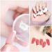 Junebrush Double-Sided Nail Stamp Set - Clear French Manicure Silicone Stamping Tool & Design Accessories for Nail Art - Buy Online on SooperMarket.com