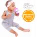 BabyNoms Teething Mitten - Original Safe Silicone Teething Paw for Self-Soothing Relief | Pink Teether - Buy Online on SooperMarket.com