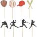 32PCS Baseball Cupcake Toppers Birthday Sport Theme Baby Shower Kids Birthday Party Cake Decorations Supplies Style 1 - Buy Online on SooperMarket.com