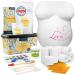 Amari Plaster cast baby belly set - Plaster cast set baby belly - Gift for expectant mother - Plaster baby belly - Baby belly plaster cast