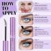 Lash Cluster Glue 10 ML - Waterproof Black Bond for Eyelash Extensions | Lasts 48-72 Hours | Includes Brushes & Tweezers - B&Qaugen - Buy Online on SooperMarket.com