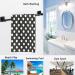 Naanle Cute Polka Dot Pattern Hand Towels - Soft Absorbent Guest Towels for Bathroom, Hotel, Gym, Spa - 16 x 30 Inches (Black White) - Buy Online on SooperMarket.com