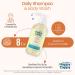 Happy Cappy Daily Shampoo & Body Wash for Children - Soothes Dry, Itchy, Sensitive Skin | Dermatologist Tested | Fragrance & Dye Free - 8 oz - Buy Online on SooperMarket.com