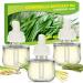 SCENTORINI Citronella Plugins Refills Compatible with Air Wick Scented Oil Warmers Air Fresheners for Home and Bathroom Essential Oils Refills 3 Refills