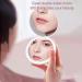 LED Lighted Travel Makeup Mirror Round LED Pocket Mirror Portable Foldable Mini LED Lighted Pocket Makeup Mirror for Travel - Buy Online on SooperMarket.com