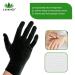 LAVAMED Dermatest Black Cotton Gloves - 100% Pure Cotton Protective Gloves (Size 6 S) for International Shipping - Buy Online on SooperMarket.com