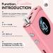 SAVILAND Electric Nail Drill - 40000RPM Professional Pink Nail Filer with 13 Bits for Acrylic Gel & Dip Nails | Home Salon Tool - Buy Online on SooperMarket.com