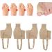 2 Pairs Hallux Valgus Bunion Toe Rails | Big Toe Separator & Foot Care Tools for Day & Night Support - Buy Online on SooperMarket.com