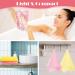 Windspeed 2Pcs African Body Exfoliating Net | Long Deep Cleaning Bath Sponge | Skin Smoother for Women Men | Shower Stocking Stuffer (80x30cm) | Yellow Pink - Buy Online on SooperMarket.com