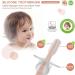 Infant Training Silicone Soft Toothbrush Food Grade 0-2 Years with Baffle BPA-Free Teeth Care can Stand Sucker Brush (Pink) - Buy Online on SooperMarket.com
