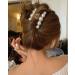 inSowni 7 Pack Pearl Hair Claw Clips - Elegant White Non Slip Barrettes for Women & Girls - Wedding Bridal Hair Accessories - Korean Style Grip Clamps - Buy Online on SooperMarket.com