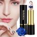 Flower gelee lipstick |Temperature-lip color change gloss |Portable tinted lip gloss balm moisturizing lipstick for holiday birthday and Christmas presents Teksome 01#