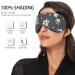 Unisex Haskirky Light Blocking Eye Mask - Breathable & Adjustable for Travel, Yoga, Meditation - Cartoon Skull Design - Buy Online on SooperMarket.com