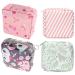 KOMBIUDA 4pcs Sanitary Napkin Storage Bag Pad Holder for Period Cute Zipper Period Pouch Period Bags for Teen Travel Toiletry Bag Set Wallets for Teen Girls Bag Organizer for Tote Polyester