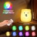 Buy Children's Night Light - 9 Colors & 3 Modes Silicone Touch & Remote Control USB Charging - Perfect Baby Lamp for Kids' Room - Buy Online on SooperMarket.com