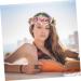 FOYTOKI Bridal Flower Headband Flower Crown for Flower Crown Hairband Bride Flower Crown Flower Crown for Women Flower Crown Garland Floral Crown Bridal Flower Crown - Buy Online on SooperMarket.com