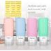 Rogue Silicone Travel Bottles Set - 6x85ml Toiletries Container for Shampoo Shower Gel & Personal Hygiene | Perfect Travel Essentials - Buy Online on SooperMarket.com