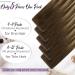 Laavoo Real Hair Tape In Extensions | Blond Ombre & Brown Balayage | 60cm Virgin Real Hair | 5pcs 12.5g #4/27/4 - Buy Online on SooperMarket.com