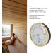 Premium Stainless Steel Sauna Thermometer & Hygrometer - Wall-Mounted Sauna Oven Accessories with Clear Scale for Optimal Sauna Experience - Buy Online on SooperMarket.com
