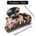 FSMiling Medium-Sized Non-Slip Hair Clips for Fine Hair - Celluloid Turtle & Leopard Patterns - Perfect for Thin & Thick Hair - Buy Online on SooperMarket.com