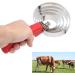 Stainless Steel Horse Curry Comb - Cattle Itching Brush for Horses Sheep & Cows | 5 Rings Horse Care Tool - Buy Online on SooperMarket.com