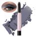 iGuzvaw Matte Eyeshadow Stick Cream to Powder Waterproof Eye Shadow Eyeliner Pencil Crayon Long Lasting buildable Neutral Eye Makeup (Shimmer 06 Smoky Grey)