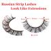 Geeneiya 11mm Russian Strip Lashes DD Curl Natural Wispy Mink 10 Pairs - Buy Online on SooperMarket.com