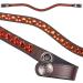 Buy Netproshop Leather Forehead Straps - Eldorado Wave Shape with Rhinestones - COB Size - Brown Flame Color - International Shipping Available - Buy Online on SooperMarket.com
