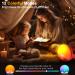 Light Alarm Clock with Sunrise Simulation - Daylight Alarm Clock Radio 5 Natural Sounds 12 Color Options 20 Brightness Levels Dual Alarms Snooze - Perfect Bedside Lamp for Kids & Adults - Buy Online on SooperMarket.com