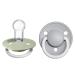 BIBSE de Lux Glow Schnuller 2-pack BPA-free.Lights up in the dark cherry shape nipple.Silicone made in Denmark.0-36 months (2 Pack) Sage Night / Cloud Night 0-36 months (2 Pack) Sage Night / Cloud Night