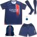 DMDMK Paris Mbappe #7 Jersey Shorts & Socks - Kids Youth Navy 26 (9-10 years) - 2023/2024 International Shipping - Buy Online on SooperMarket.com