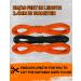 THREE ARCHERS Archery D Loop Rope Pack - 2 Orange/Black Buckle Release Nocking Loops for Compound Bow - Bowstring Serving Thread Included (Pack of 3) - Buy Online on SooperMarket.com
