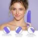 PELCAS Electric Dermaplaning Tool with LED Light - Mini Facial Razor 3 Speeds for Peach Fuzz & Exfoliation - At Home Hair Removal System for Women - 6 Blades BV18-712 Purple - Buy Online on SooperMarket.com