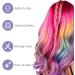 10PCS Hair Chalk Comb for Girls - Non-Toxic & Washable Hair Coloring Kit | Kids Makeup Set for Halloween & Birthdays - Buy Online on SooperMarket.com
